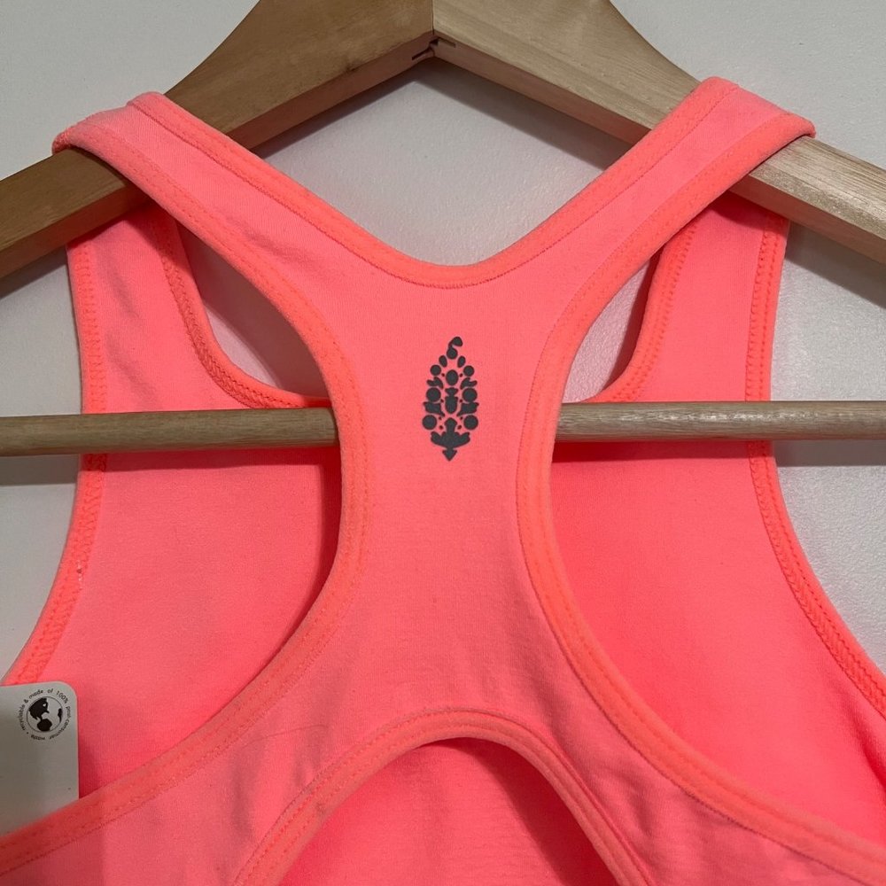 NWT Free People Movement Every Single Time Cutout Bra in Papaya Punch - Picture 5 of 6